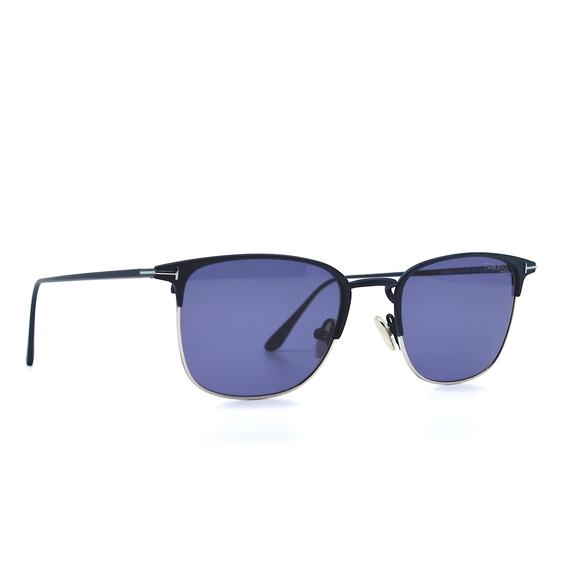 NEW TOM FORD LIV TF851/S 91V BLUE SILVER UNISEX AUTHENTIC SUNGLASSES - Picture 3 of 12